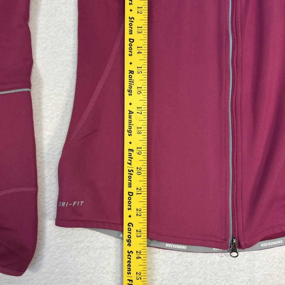 Nike Jacket Womens XS Pink Livestrong Dri Fit Track Running Full Zip 416336-694